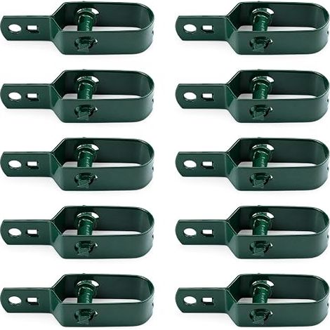 Tendeur de Fil pour Clôture, en Acier Zingué Vert Jardin, à Grillage, Pâturage, Chasse, Grillage (10,5x2,8x2,3cm) (1/5)