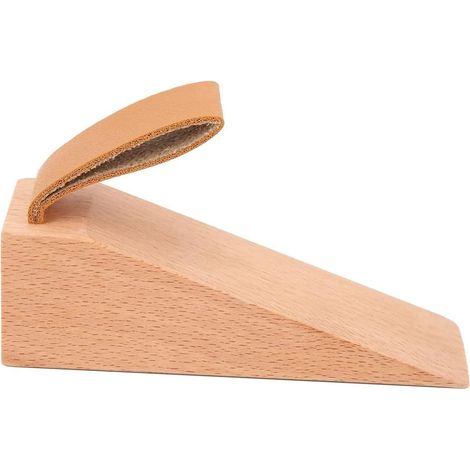 Türblocker, sicherer Türstopper aus Holz, rutschfester Sicherheitstürstopper