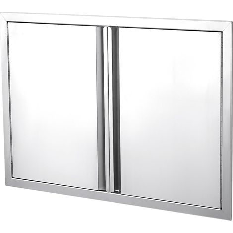 Porte D'accès Barbecue Inox 304 - 77L×54W×12H cm
