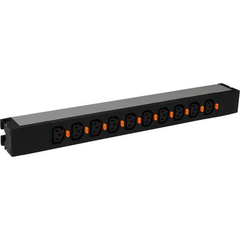Legrand 646814 unité de distribution d'énergie 10 sortie(s) CA 1U Noir (1/2)