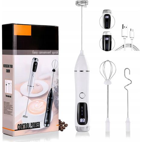 Handmilch- und Kaffeeaufschäumer, elektrischer Mini-Mixer, 11000 U/min
