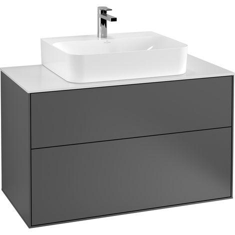 Villeroy & Boch Finion meuble sous lavabo, 2 tiroirs, avec