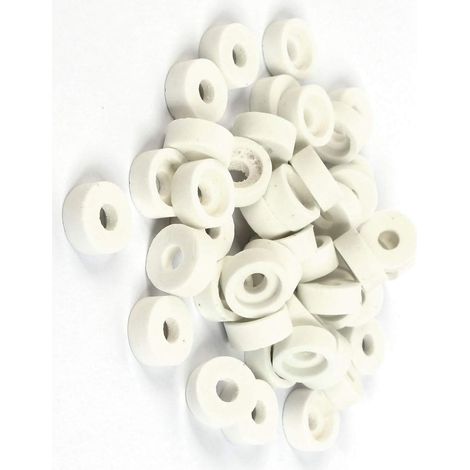 15mm OD 6mm Haute Ronde En Céramique Isolé Sous Les Jambes Schutzblech 50 Pièces de