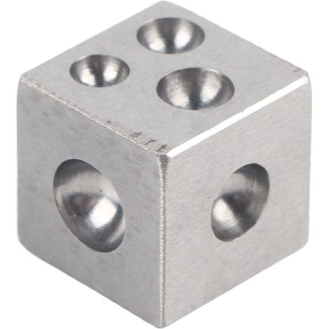 Bloc de formage carré professionnel pour bijoux - Outil de mise en forme métal 25x25mm (1/5)