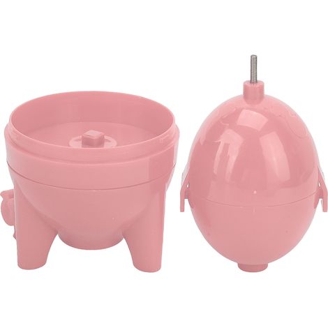 Tourne-œufs en silicone alimentaire - Protection optimale, mélangeur de blancs et jaunes d'œufs, facile à utiliser, rose pour la maison