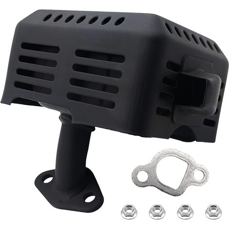 Silencieux d'échappement pour 5,5 CV 6,5 CV GX120 GX140 GX200 18310-ZF1-000 159 cc 196 cc 173 212 cc Moteur avec déflecteur d'échappement (1/5)