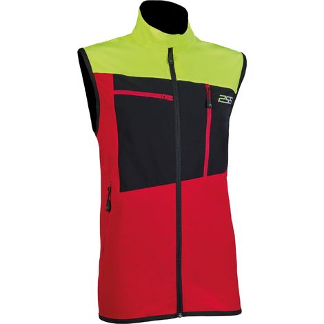 Veste fonctionnelle PSS X-treme Breeze Rouge/Jaune Taille 54/56