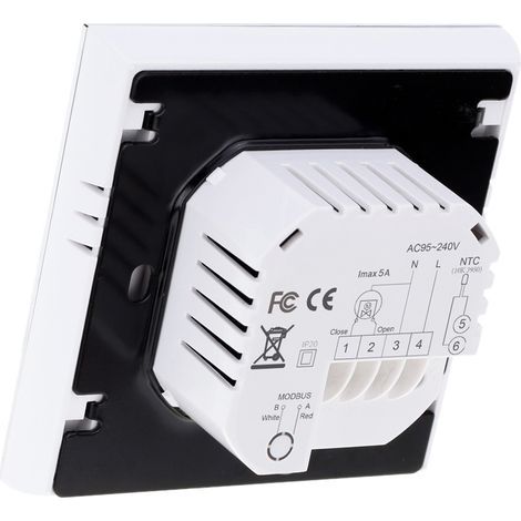 Control de temperatura ambiente con pantalla táctil de 5 A AC95-240 V AC95-240 V (1/5)