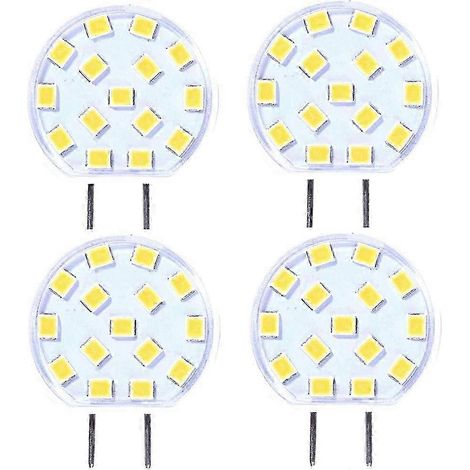 Ampoule LED G8 dimmable 2,5 W 3000 K blanc chaud doux, culot céramique x4 (1/3)