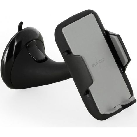 Support pour smartphone AUTO-T Soft Touch à ventouse pivotant à 360° (1/3)