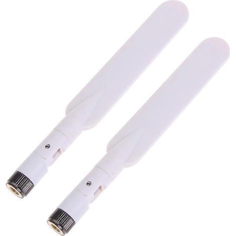 Antenne WiFi 5 dBi SMA mâle double bande 2,4 GHz/5 GHz omnidirectionnelle à gain élevé - 2 (1/4)