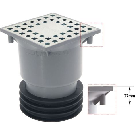 Airfit Bodenablauf Profi höhenverstellbar u drehbar, 60200BA (1/3)