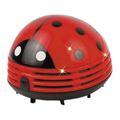 Ynkkvre - Mini aspirateur coccinelle – Aspirateur à main sans fil pour bureau, voiture et canapé – Design compact et ludique (1/5)