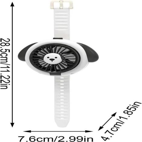 Ventilateur Personnel - 3 Vitesses - Design Montre - Usage Extérieur Sportif - 1 Pièce (1/5)