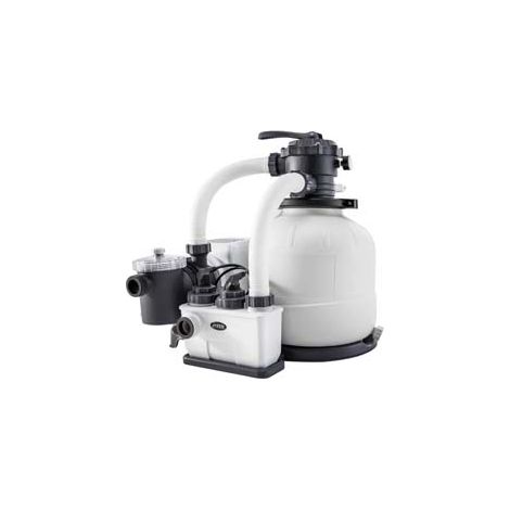 POMPA A SABBIA COMBO SISTEMA E.C.O. PER PISCINE FINO A 32.200 LITRI peso kg.25,40 (26676) INTEX (1/4)