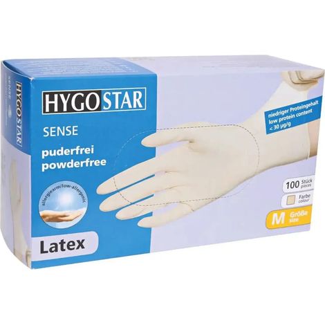 Hygostar Latex-Handschuhe "Sense" 100 Stück (1/3)