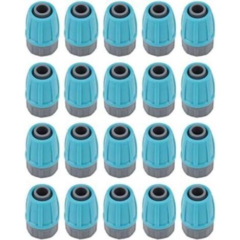 CSPARKV 15Pcs Bouchon de tuyau de verrouillage de 16 mm Connecteurs à écrous Verrouillés pour Tubes D'irrigation, Raccords Irrigation Goutte à Goutte, Connecteurs à Barbe Verrouillée Adaptateur Racco (1/5)