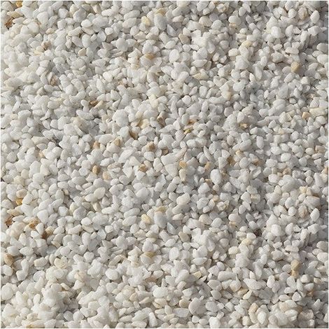 Triturado de Mármol Blanco Macael y Marfil - árido decorativo - 13/20 mm - Saco de 25 kg - Blanco Macael (1/5)