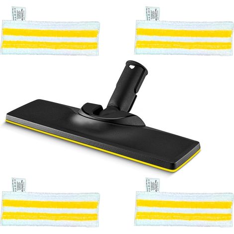 Buse de Sol EasyFix Compatible SC avec 4 Serpillières Microfibre Nettoyage efficace avec serpillières microfibre et tête flexible pour des sols impeccables (1/5)