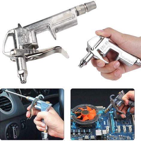 Motorluftgebläse-Staubpistole aus Aluminiumlegierung, tragbares Reinigungswerkzeug zur Staubentfernung (1/5)