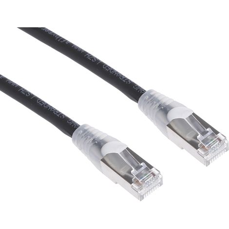 Cordon Cat6a RJ45 mâle/RJ45 mâle, S/FTP, 3m ( Prix pour 1 ) (1/2)