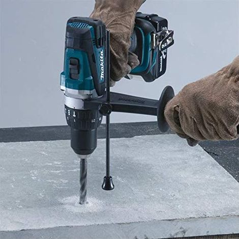 Makita – Perceuse à percussion 18V Li-Ion – Moteur Brushless – Couple élevé 21 positions – Technologie XPT pour environnements difficiles — vue 2