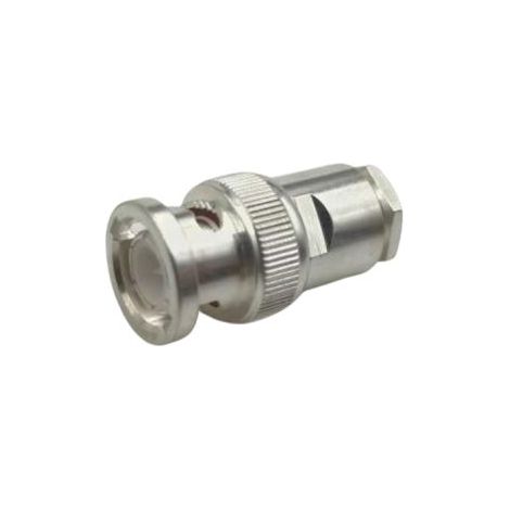 Connecteur coaxial RS PRO Mâle Droit, raccordement Cage à ressort 50O Montage sur câble ( Prix pour 1 )