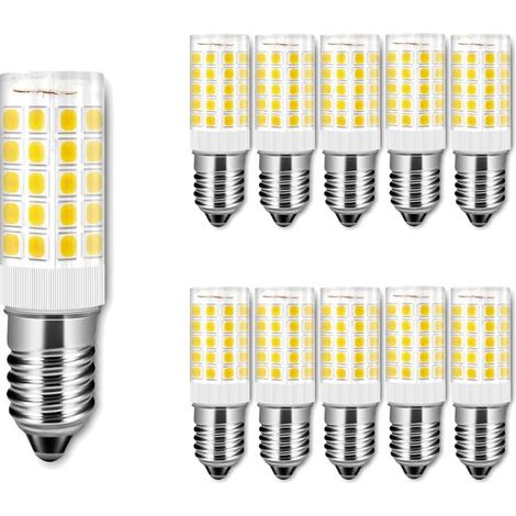 Ampoule LED E14 5W Blanc Froid - Remplacement Incandescente 50W, Lot de 10, Économie d'Énergie et Longue Durée (1/5)