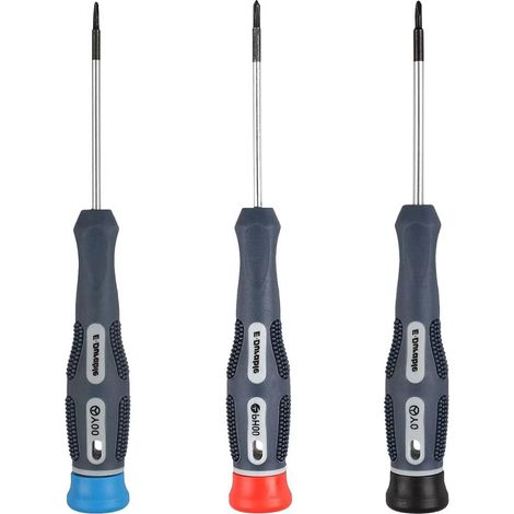 3pcs Précision Tournevis, Tri Wing Kit de Tournevis, Tri Wing Cross Wing Précision Tournevis, Y0 Y00 PH00 D'outils Réparation Convient aux Switch Joy Con Controller (1/5)