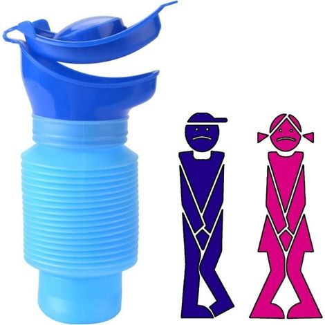 Ausziehbares Notfall-Urinal – Tragbare Mini-Toilette für Camping, Outdoor und Reisen – für Kinder und Erwachsene (1/4)