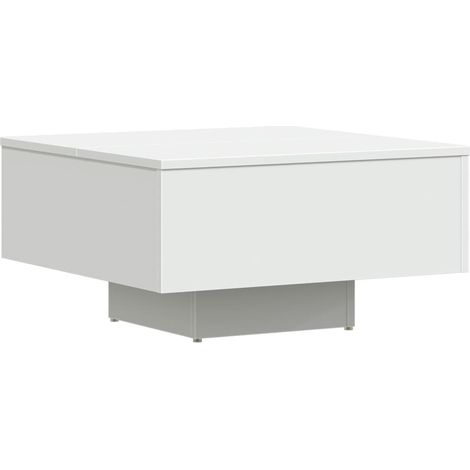 Maison Exclusive - Couchtisch Weiß 60x60x31,5 cm Holzwerkstoff