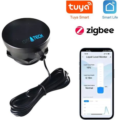 Tuya Misuratore di Livello Acqua Smart Zigbee per Serbatoio (1/5)
