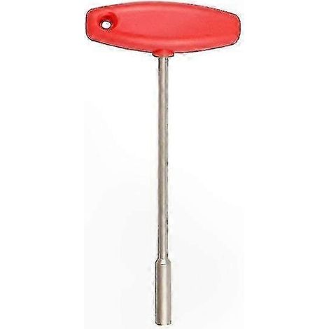 Integrierter T-Griff-Speichenschlüssel für Rennräder und Mountainbikes, verdecktes Design, Stahlwerkzeug, kompatibel mit 3,2/4,7 mm Speichen (1/5)
