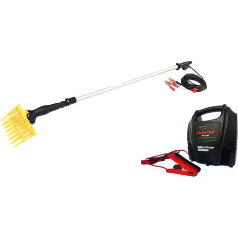 SCUOTITORE ABBACCHIATORE OLIVE BATTERIA 12V 140W SCUOTIOLIVE CON CARICABATTERIE
