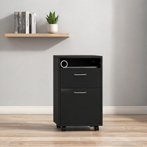 Meuble de rangement de bureau negro 40 x 35 x 60 cm (1/5)
