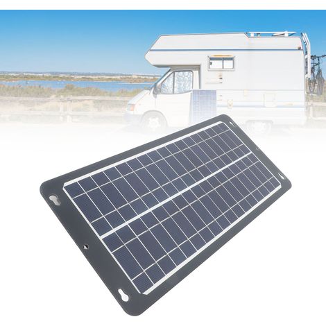 Panneau Solaire Monocristallin 30W avec Câble OBD pour Camping Car - Charge Solaire Portable-AUTRES (1/5)