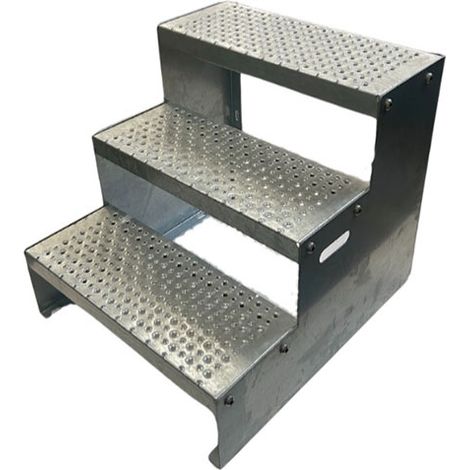 Scaletta autoportante a 3  gradini - Larghezza 60 cm - 340340219