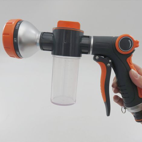 Pistolet à eau multifonctionnel pour la maison, pistolet à mousse à pression sur le pouce pour voiture, pistolet à eau pour le lavage de voiture, pistolet à eau pour le lavage de jardin