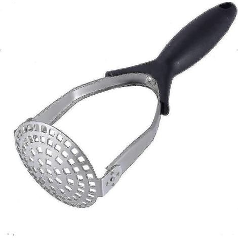 Presse-purée manuel en acier inoxydable avec tête pliable (1/3)