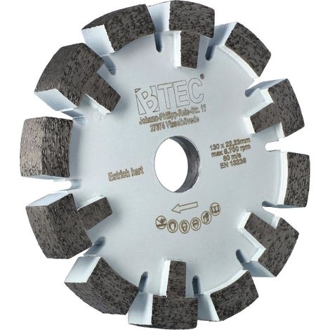 Diamant-Fräser/Räumscheibe Ø 130 mm, 17 mm Beton (1/5)