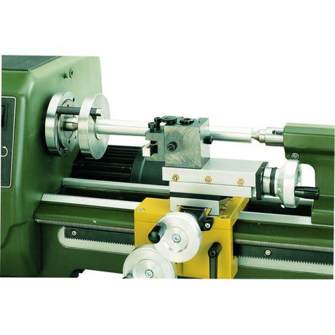 Proxxon – Dispositif de tournage entre-pointes 24414 – Compatible tour PD 400 – 2 contre-pointes fixes CM2/CM3 – Tournage longitudinal précis