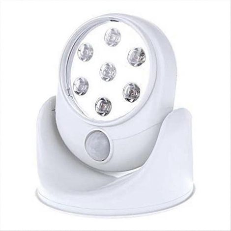 Éclairage LED rotatif à 360° avec capteur, pour couloir ou porte. (1/5)