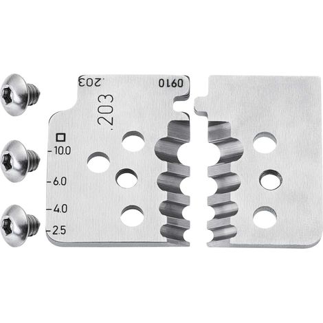 KNIPEX 12 19 10 1 set di lame di ricambio per 12 12 10