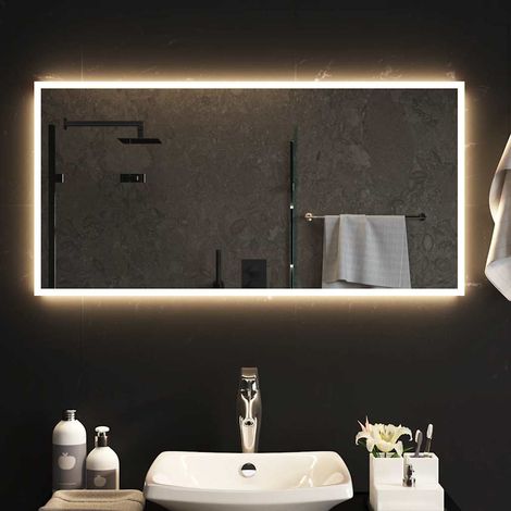 Miroir de salle de bain LED 100x50 cm