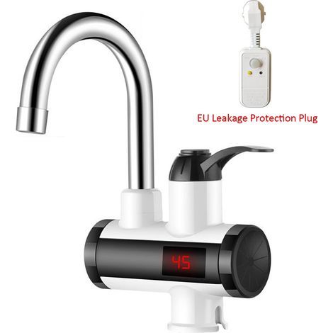 Robinet d'eau chaude instantanée 3300W, robinet de chauffe-eau électrique, rotatif à 360 ° (1/5)
