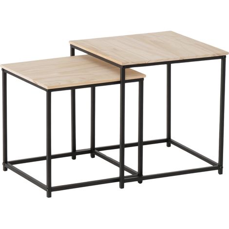 Boltze BORAS Set Beistelltische Beige Modernes Design (1/5)