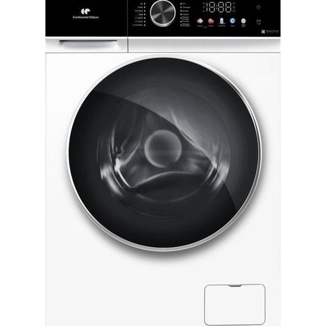 Continental Edison – Lave-linge séchant 10 kg – 6 kg séchage – Vitesse d’essorage 1200 tr/min – Largeur 60 cm – Moteur à induction directe