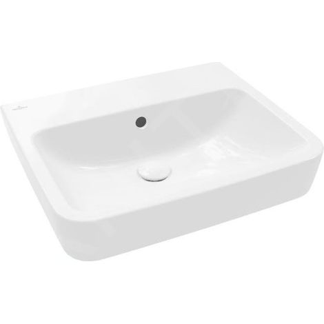 Villeroy & Boch O.novo - Vasque, 550x460 mm, avec trop-plein, sans trou pour robinet, blanc alpin 4A41ML01 (1/2)