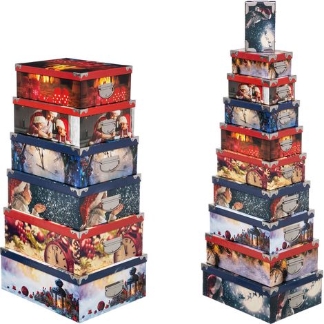 16 boîtes pour cadeaux de Noël