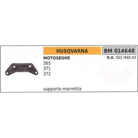 Supporto Marmitta HUSQVARNA motosega 365 371 372 014648
